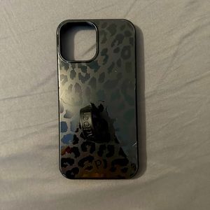 Black Leopard Loopy Case - iPhone 12 Pro Max